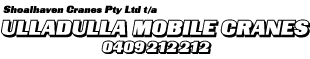 Shoalhaven Cranes Logo
